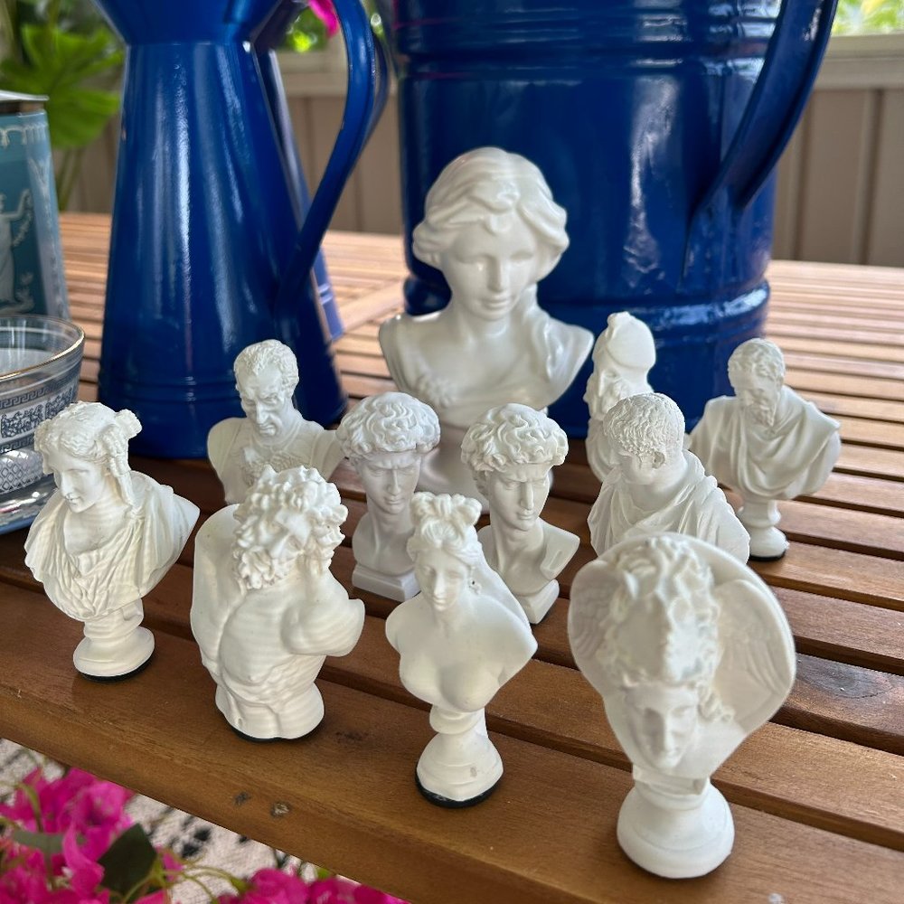 Greek Statues - set of 11
